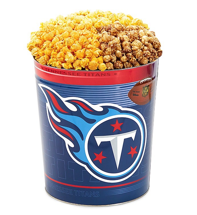 Tennessee Titans 3-Flavor Popcorn Tins - 3 Gallon