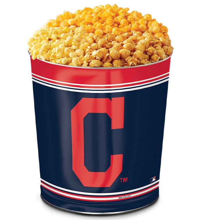 Cleveland Indians 3 Flavor Popcorn Tins