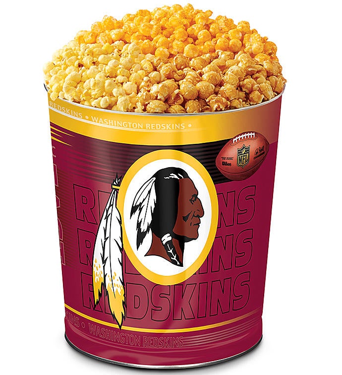 Washington Redskins 3-Flavor Popcorn Tins - 3 Gallon