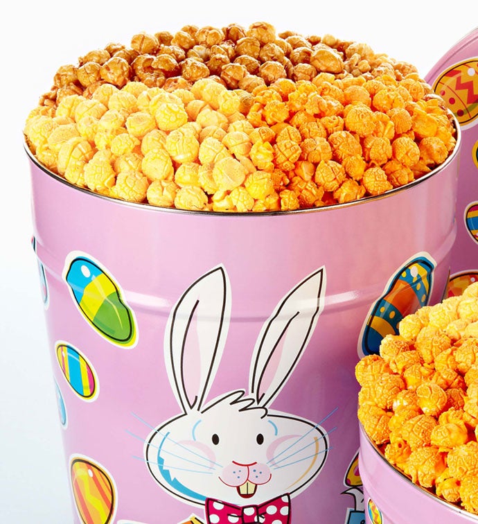 Mr Fun Bunny 3 Flavor Popcorn Tin