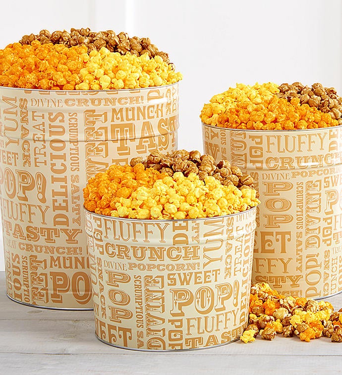 Popcorn Lovers Popcorn Tins - 2 Gallon 4-Flavor