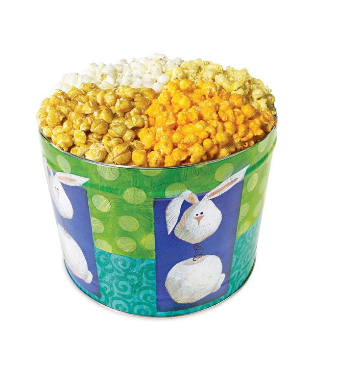 Bobble Bunny 2 Gallon 4 Flavor Popcorn Tin