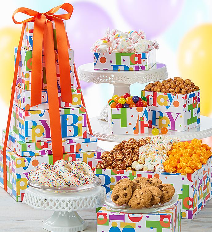 Big Happy Birthday Towers - 6-Tier Tower