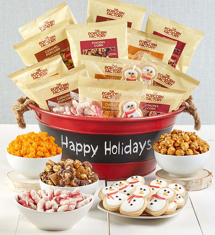 Holiday Chalkboard Basket