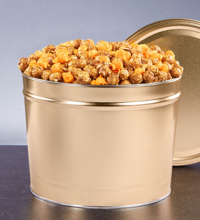 Gold Popcorn Tins