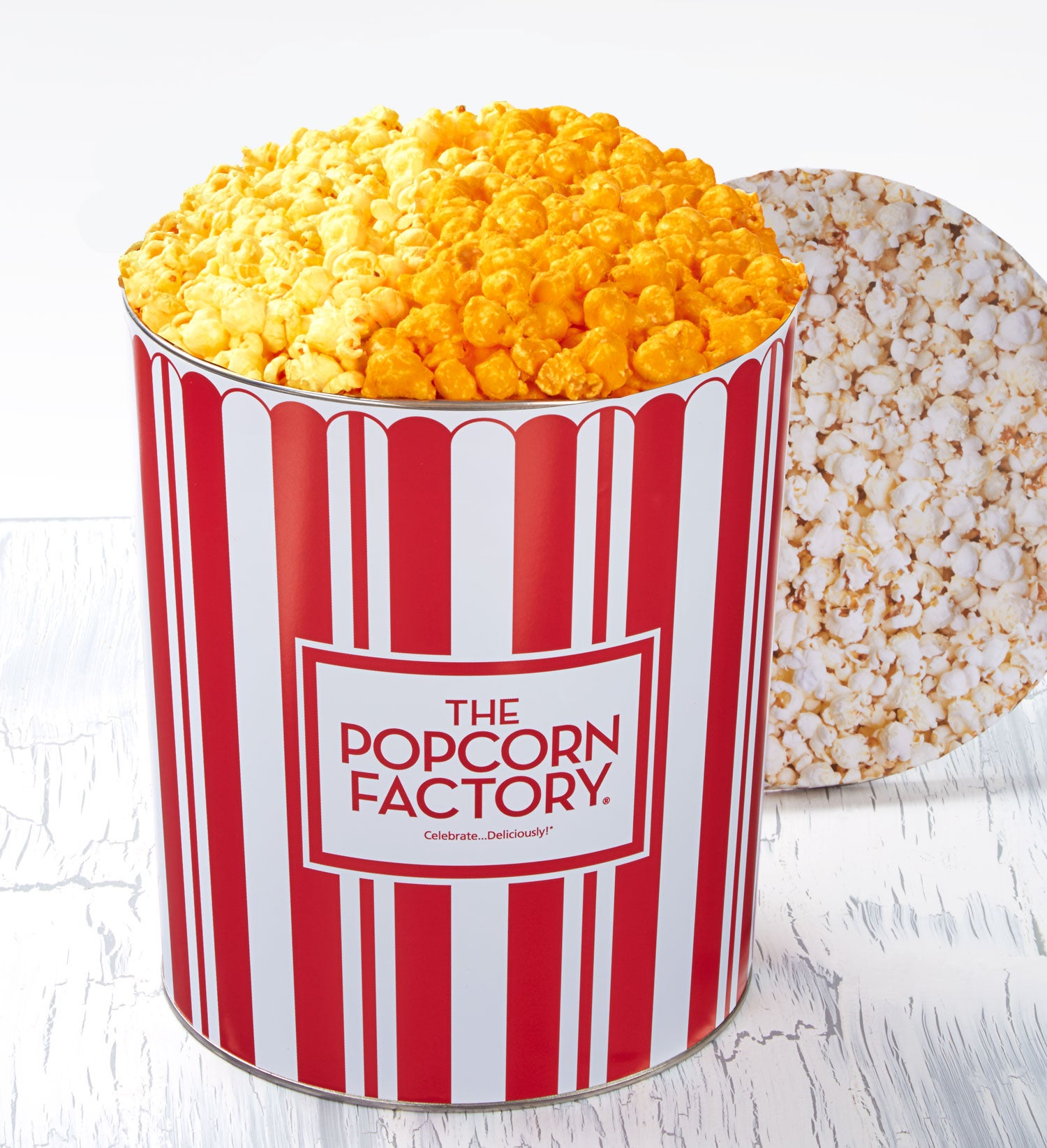 3-1/2 Gallon Tpf Retro Pick-A-Flavor - 3-1/2 Gallon Cheese & Caramel Popcorn