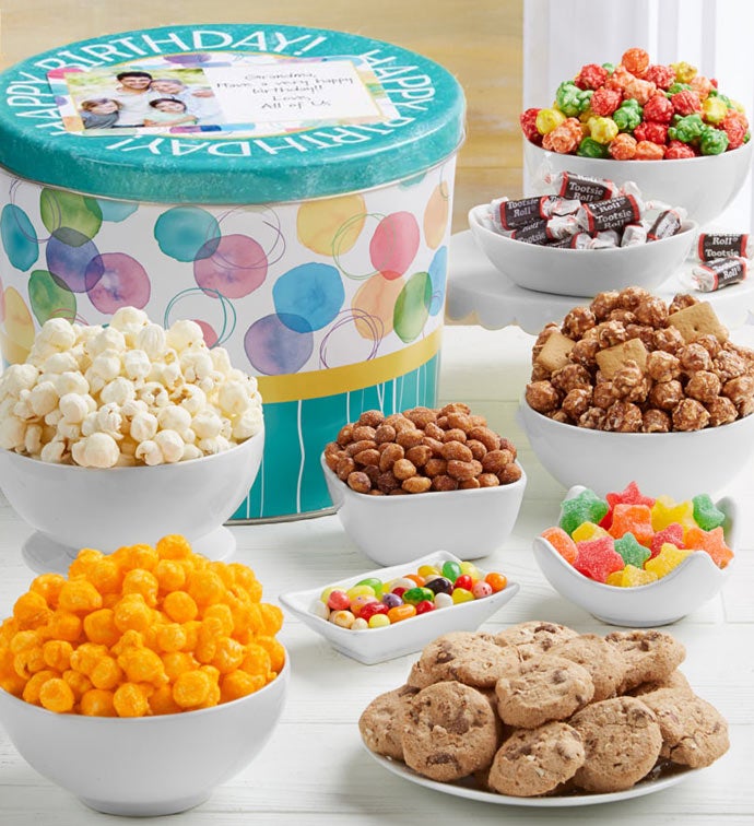 Say It With Dots Grand Snack Assortment - Happy Birthday Grand Snack Assortment