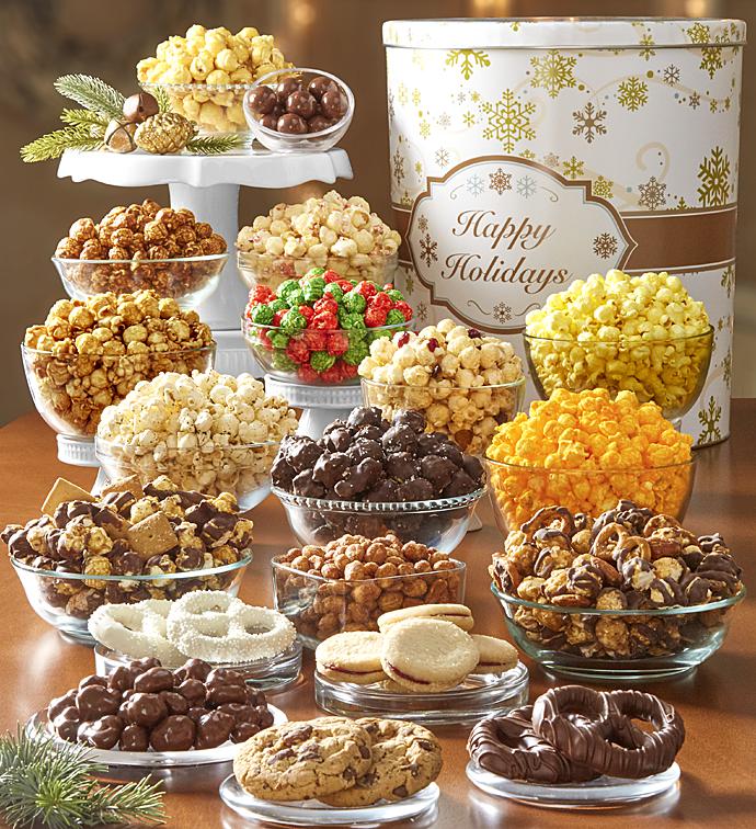 Gold Snowflake Premium Snack Assortment