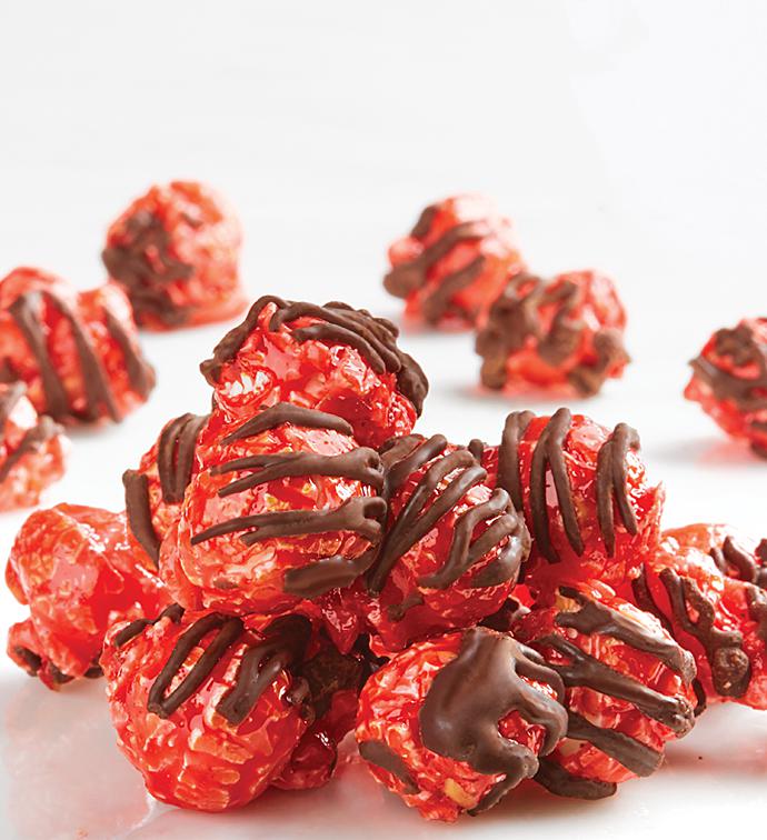 Dark Chocolate Cherry Cordial Popcorn