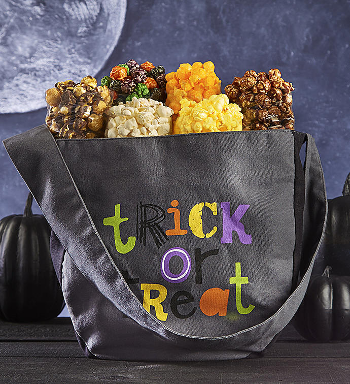 Spooky Spider Popcorn Treat Tote