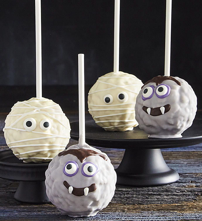Monster Mash Mummy And Dracula Popcorn Balls