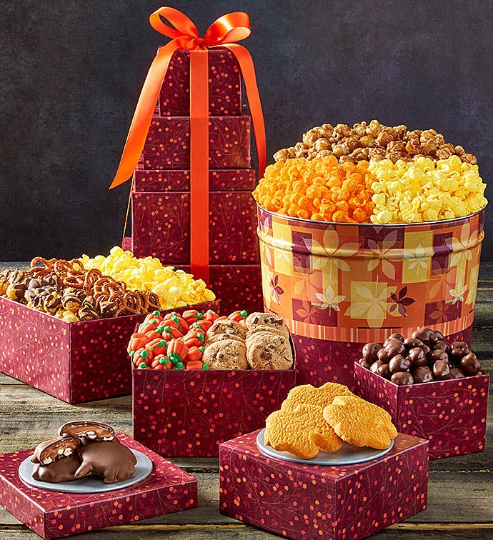 Fall Splendor Tin & Tower