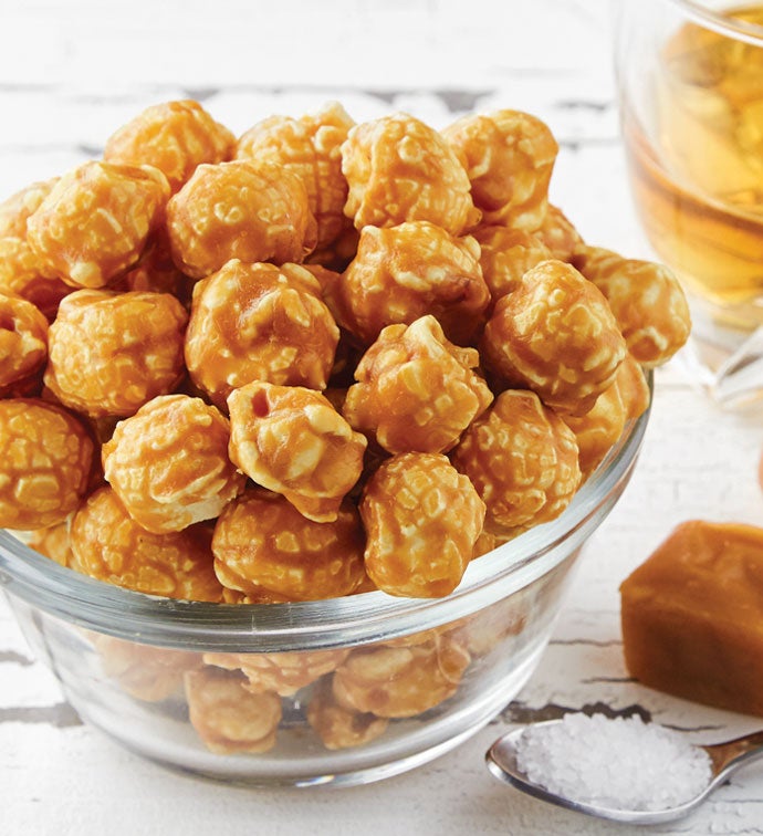 Salted Caramel Bourbon Popcorn