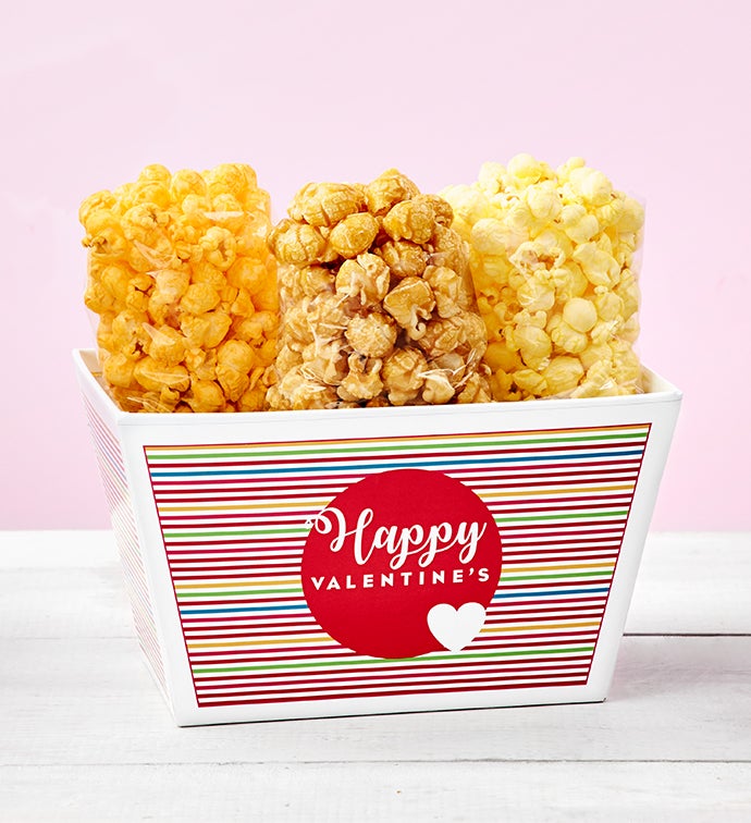 Popped Through The Heart Popcorn Trio