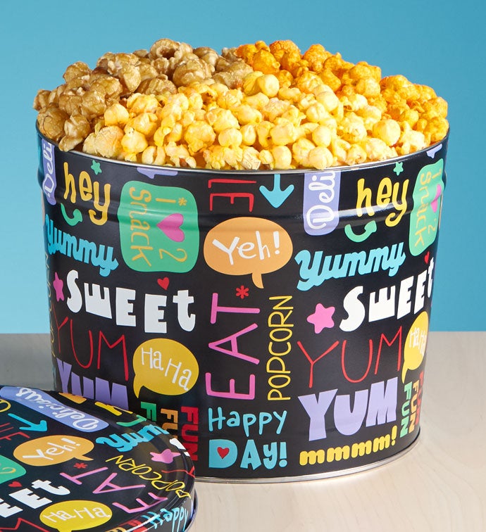 Fun With Snacks 2 Gallon Popcorn Tin