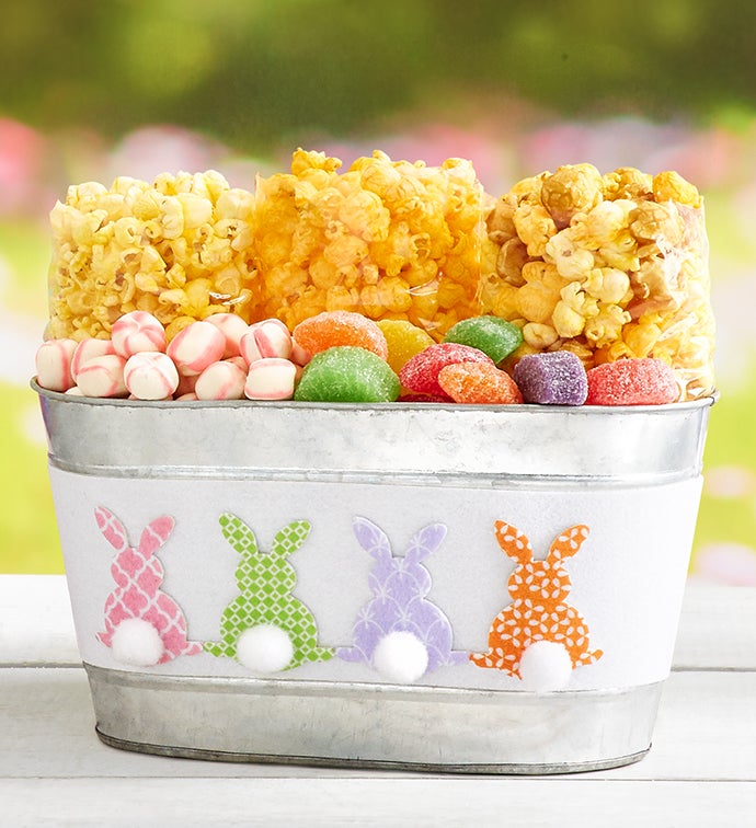 Colorful Cottontails Basket