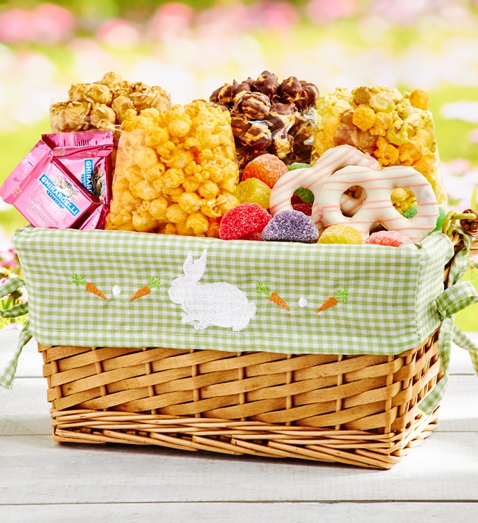 Gingham Bunny Basket