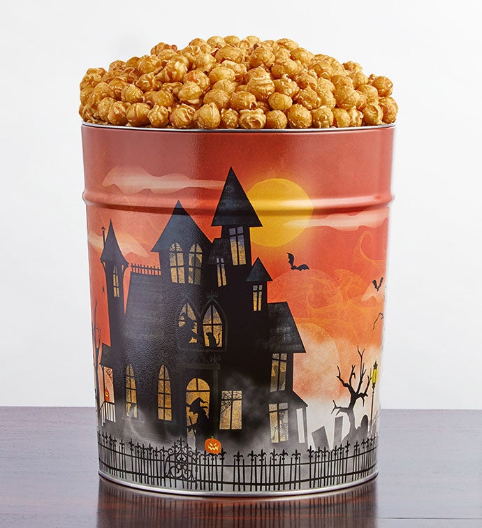 Fright Night 3 1/2 Gallon Pick a Flavor Popcorn Tins