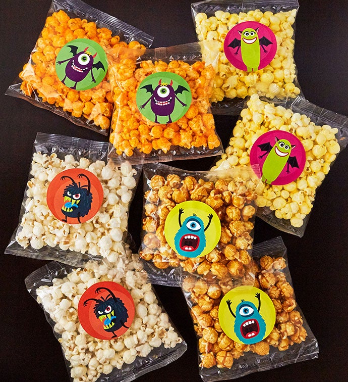 Ghostly Good Treats Clear Popcorn Bags