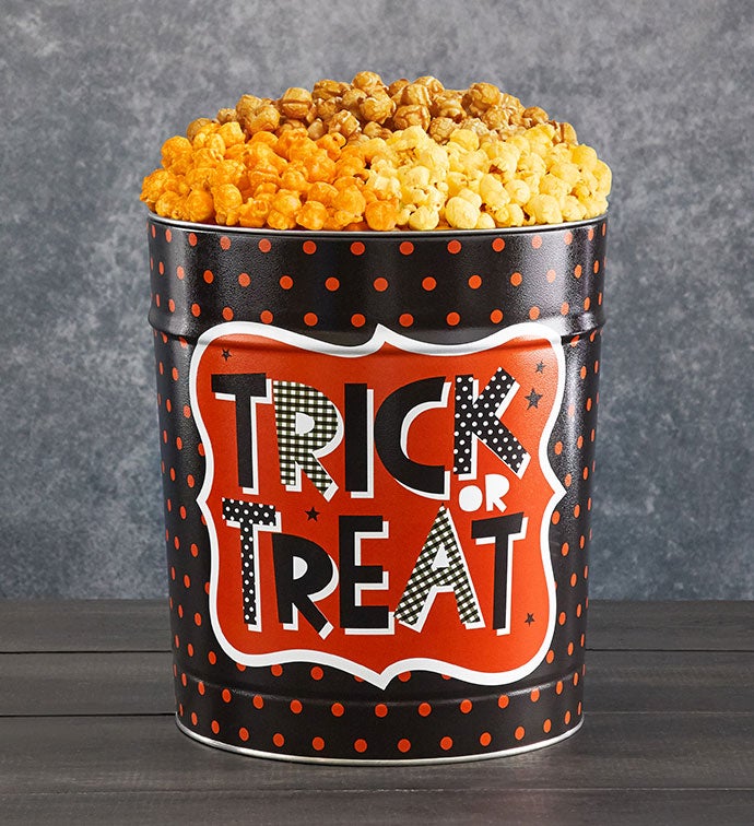 Trick Or Treat 3 1/2 Gallon Popcorn Tin