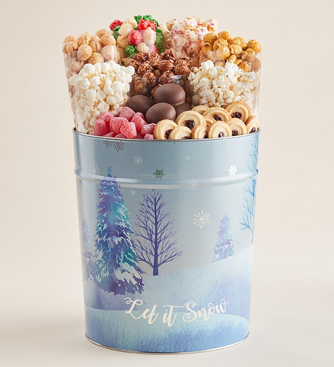 3 1/2 Gallon Sparkling Snowfall Premium Gift Tin