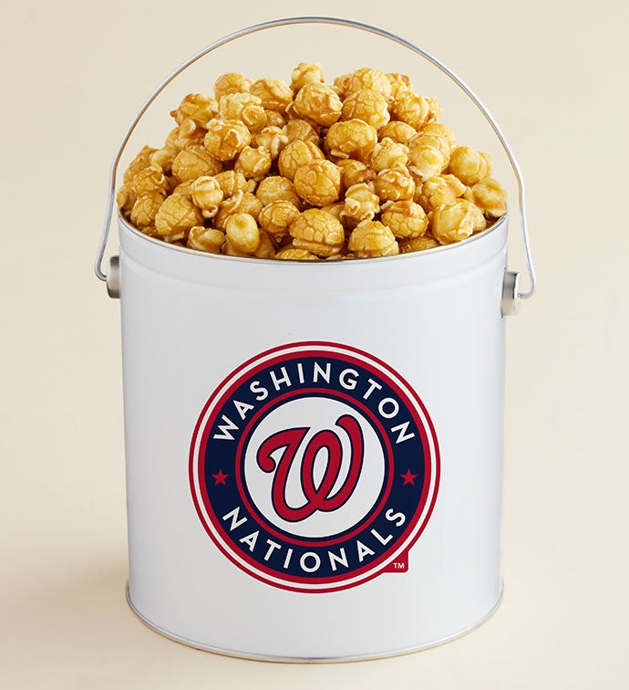 1 Gallon Washington Nationals Caramel Popcorn Tin