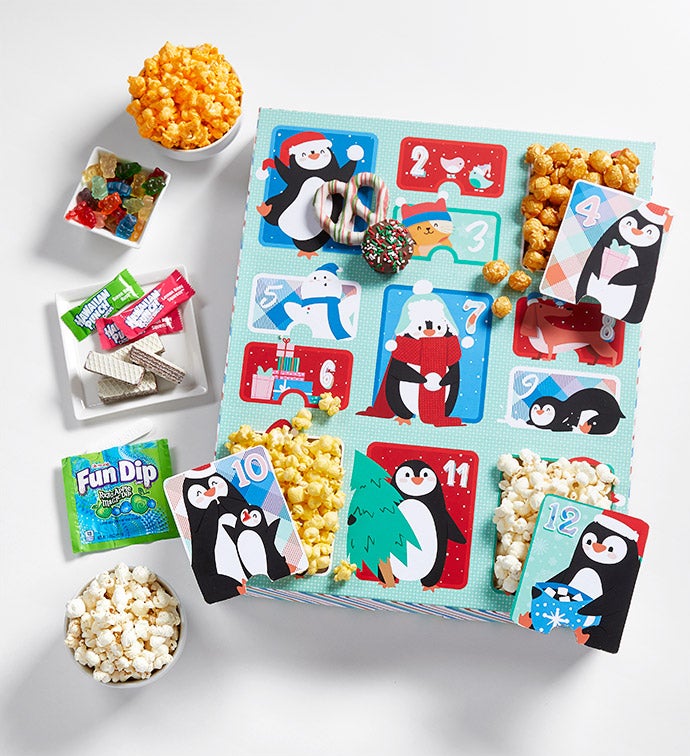 Holiday Fun Popcorn 12 Days Countdown Calendar