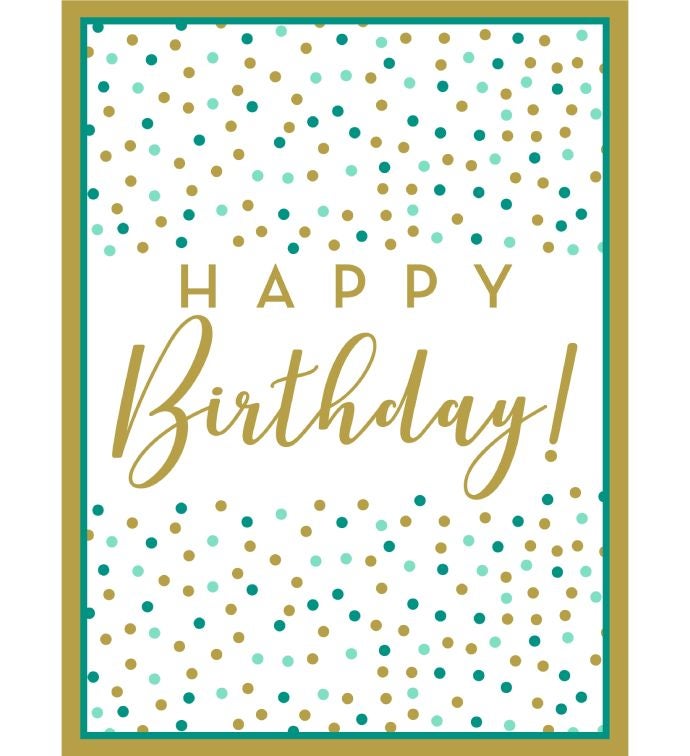 Happy Birthday Sparkles Greeting Card