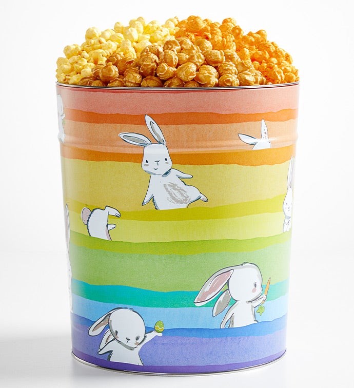 Somewhere Over The Rabbit 3 1/2 Gallon 3 Flavor Popcorn Tin