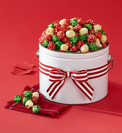 Holiday Kettle Popcorn Pail