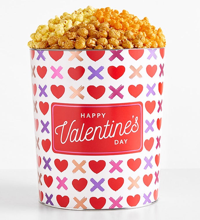 To Be Loved 3.5 Gallon 3 Flavor Popcorn Tin