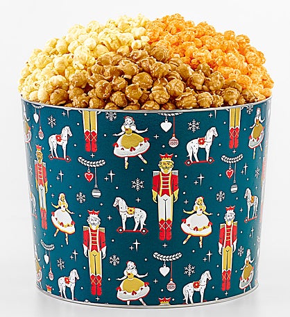 Nutcracker 2 Gallon 3 Flavor Popcorn Tin