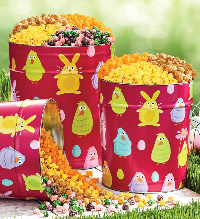 Easter Friends Popcorn Tins