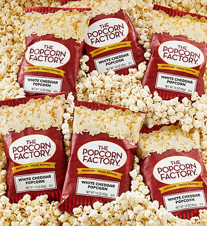 50 Count White Cheddar Popcorn Bags