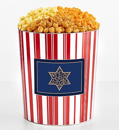 Tins With Pop® 3.5 Gallon Happy Hanukkah Gold Star