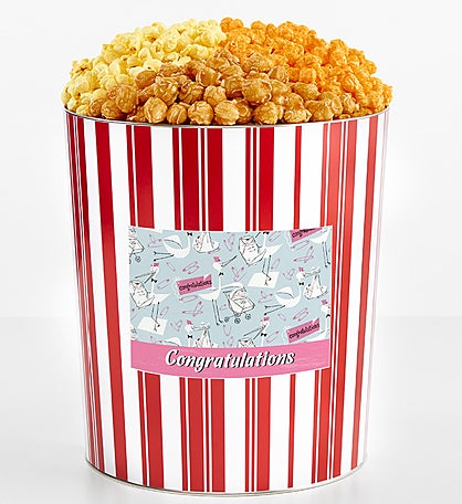 Tins With Pop® 3.5 Gallon Congratulations New Baby 3 Flavor
