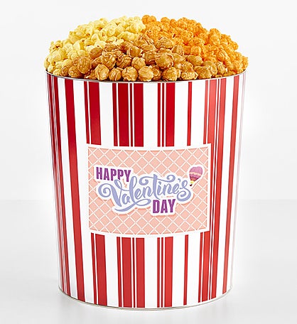 Tins With Pop® 3.5 Gallon Happy Valentines Day 3 Flavor