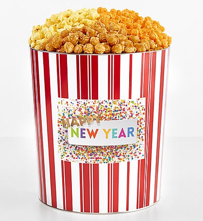 Tins With Pop® 3.5 Gallon Happy New Year Party Confetti 3 Flavor