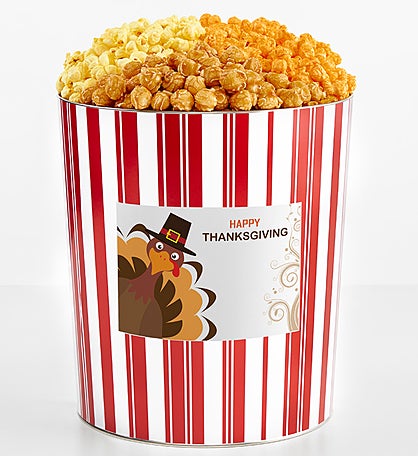Tins With Pop® 3.5 Gallon Happy Thanksgiving Turkey