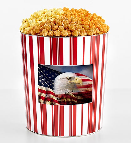 Tins With Pop® 3.5 Gallon Patriotic Eagle 3 Flavor