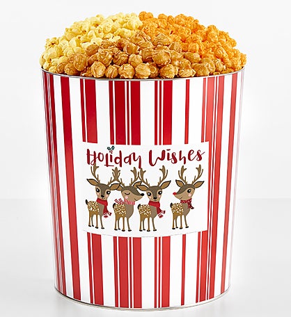 Tins With Pop® 3.5 Gallon Holiday Wishes Reindeer 3 Flavor