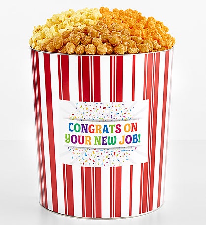 Tins With Pop® 3.5 Gallon Congratulations For A New Start 3 Flavor