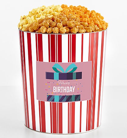 Tins With Pop® 3.5 Gallon Happy Birthday Gift 3 Flavor
