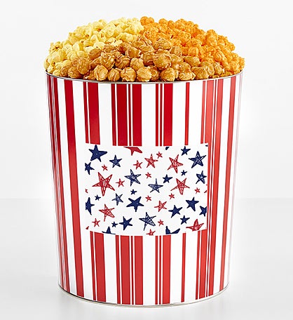 Tins With Pop® 3.5 Gallon Red & Blue Stars 3 Flavor