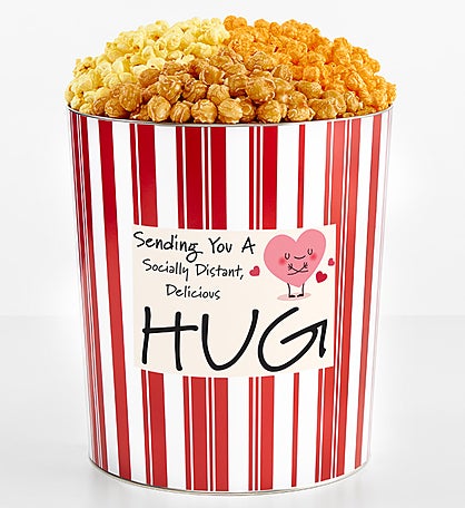 Tins With Pop® 3.5 Gallon Socially Distant Hug - Heart 3 Flavor