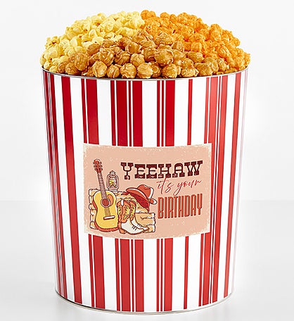 Tins With Pop® 3.5 Gallon Yeehaw It's Your Birthday