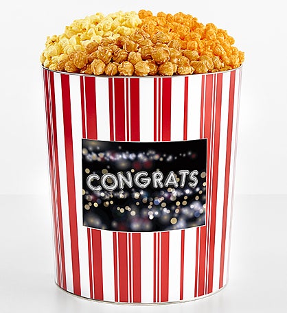 Tins With Pop® 3.5 Gallon Congratulations Balloons 3 Flavor