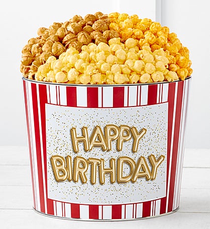 Tins With Pop® Happy Birthday Balloons