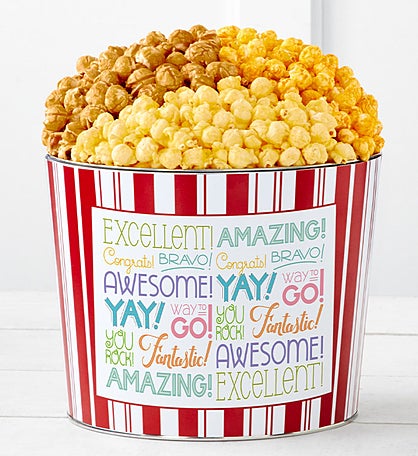 Tins With Pop® Congrats Excellent Bravo