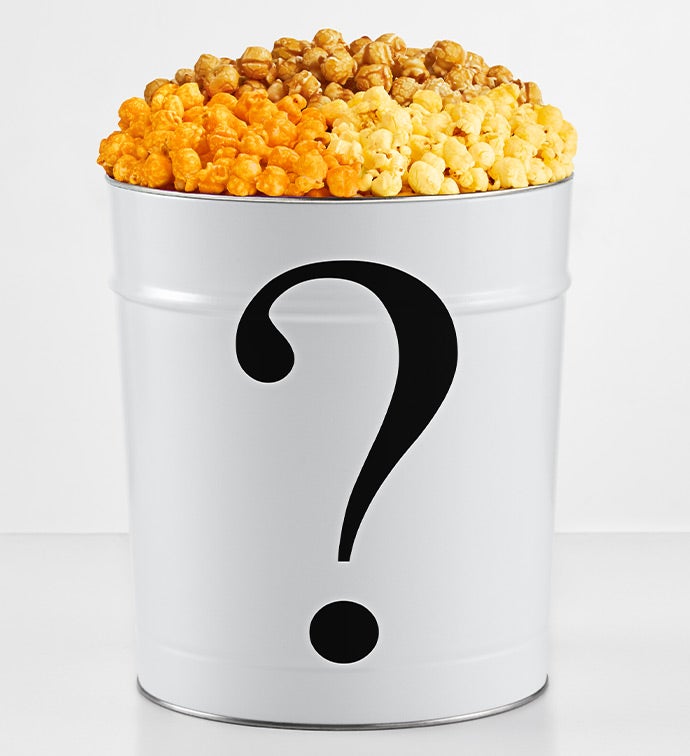 Mystery Design 3.5 Gallon Popcorn Tin